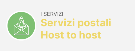Servizi postali / host to host